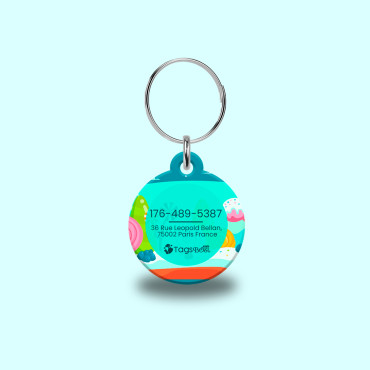 Candies Round ID Tag for Dogs and Cats